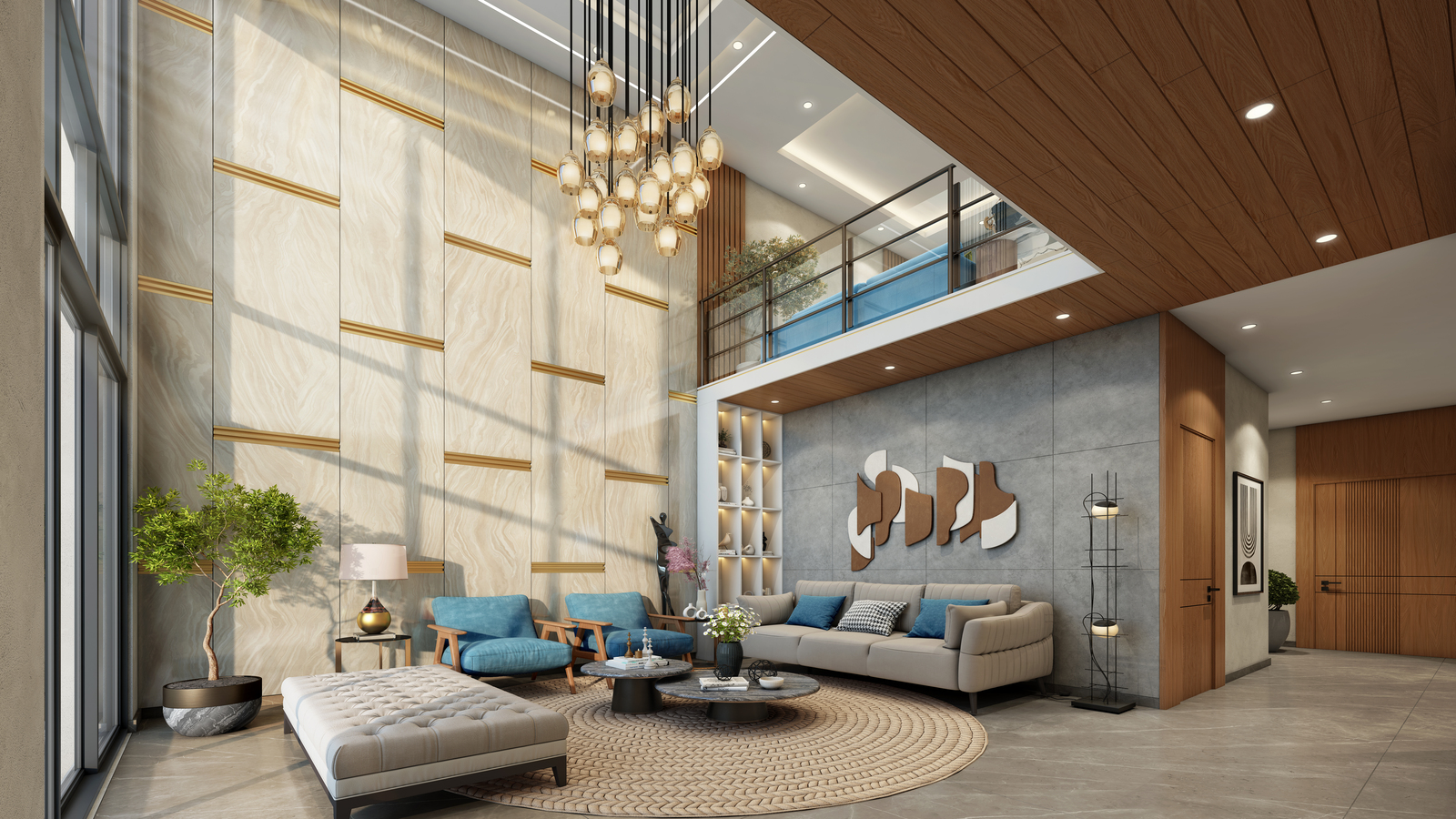 Modern retail corridor